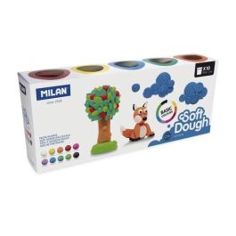 Milan Pasta de Modelar Soft Dough Básica, Blanda y Elástica, 10 Botes de 85g Colores Surtidos, Origen Vegetal Precio: 9.5000004. SKU: S7908688