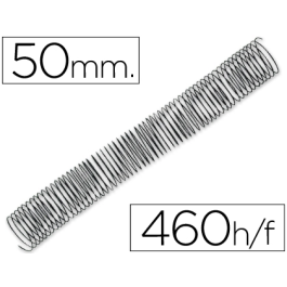 Q-connect Espiral Metálico 64 5:1 50mm 1,2mm Negro Caja de 25 Unidades Precio: 22.49999961. SKU: B19JFTWW5C