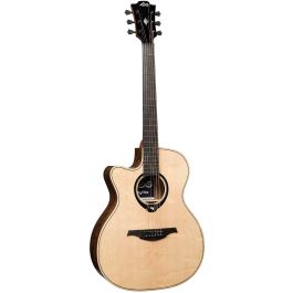 Lag HV30-L-ACE Guitarra Acústica Auditorium Hyvibe H2 30 A/E Cutaway Zurdos, Abeto Engelmann, Bocote