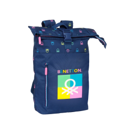 Mochila para Portátil Benetton Cool Azul marino 28 x 42 x 13 cm Precio: 20.50000029. SKU: B16SZ8VLPF