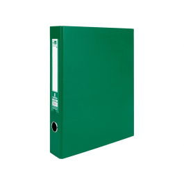 Liderpapel Módulo archivador 3 archivadores folio 2 anillas mixtas 40mm verde
