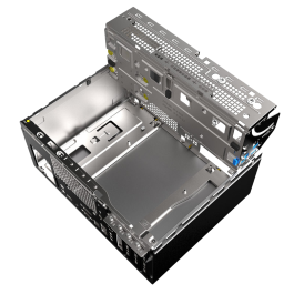 Phoenix Lite Evo Caja PC Sobremesa Compacta 15L Micro ATX con USB-C, 2x USB 3.0, Bahías 3.5/2.5/5.25 y Fuente TFX