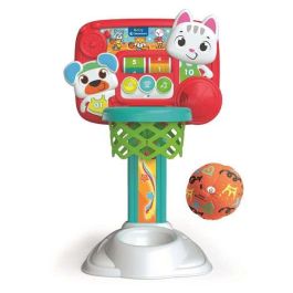 Clementoni Mi Primera Canasta de Baloncesto Interactiva con Luces y Sonidos, Juguete Educativo a partir de 1 Año