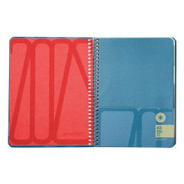 Agenda Espiral Antartik Bold A6 2025 Semana Vista Color Azul Papel 80 gr