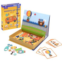 MIEREDU Maletín Magnético ME151 Vehículos para Niños +3 Años