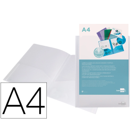 Liderpapel Carpeta Dossier con 2 Bolsas Canguro 45684 Polipropileno DIN A4 Transparente Precio: 2.50000036. SKU: B1J97QMPEX