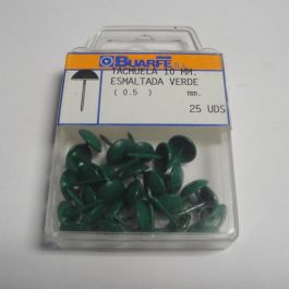 DUVER Blíster Tachuela 10mm Color Verde, Varios Acabados, Acab.Tachuela Verde DUVER Blíster Tachuela 10mm Color Verde, Varios Acabados, Acab.Tachuela Verde Precio: 1.49999949. SKU: B1CEYG3LSM