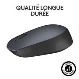 Logitech M170 Ratón Inalámbrico 2.4 GHz Gris con Receptor USB, 12 Meses de Batería, Compatible Windows, Mac y Chrome
