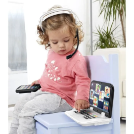 KD Kit de Teletrabajo - Mi Primer Kit de Teletrabajo - Efectos de luz y sonidos realistas durante 18 meses INF1698740633292