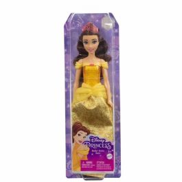 Mattel Hlw11 Muñeca Princesa Bella Disney La Bella y la Bestia Articulada Moda con Conjunto Brillante y Accesorios de Tiara y Zapatos