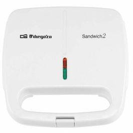 Orbegozo Sandwichera SW 4915 800W para 4 Sándwiches Placas Antiadherentes Fácil Limpieza