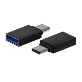 AISENS A108-0717 Adaptador USB-C Macho a USB-A Hembra USB 3.2 Gen 1 3A Aluminio Negro Precio: 1.68999974. SKU: B13VPNP88G
