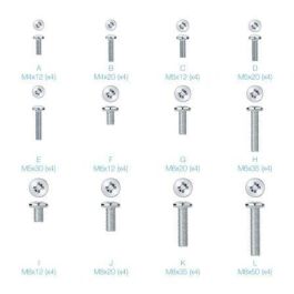 Kit de tornillos TooQ SSK4820 Kit de tornillos TooQ SSK4820