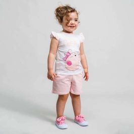 Cerdá Conjunto 2 Piezas French Terry Peppa Pig 24 Meses Blanco