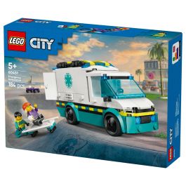 LEGO 60451 Ambulancia de Emergencias, Juego Construcción, 184 Piezas, 5+ Años