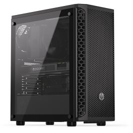 ENDORFY Signum 300 Core Black - Torre PC ATX, micro ATX, Mini-ITX con ventana, filtros, 2x 3.5", 2x 2.5"