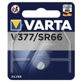 Pila De Botón Óxido De Plata V377/Sr66 21Mah 1Ud VARTA 377101401 Precio: 1.5900005. SKU: S7902661