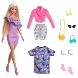 Muñeca barbie fashionista con 3 modas noche. Muñeca barbie fashionista con 3 modas noche.