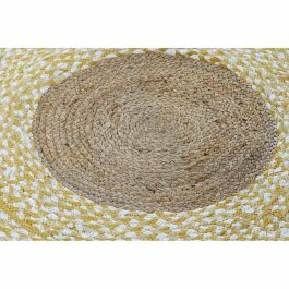 Alfombra DKD Home Decor Marrón Blanco Amarillo (200 x 200 x 1 cm) Alfombra DKD Home Decor Marrón Blanco Amarillo (200 x 200 x 1 cm)