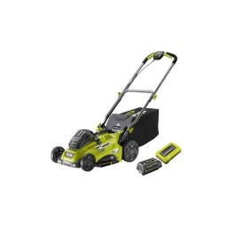 Cortacésped de empuje 36V - RYOBI - Corte Ø 40 cm - Recogida y mulching - 1 batería de litio+ de 36V 5,0 Ah y 1 cargador de 1,7 A