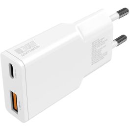 4smarts Cargador PDPlug Slim Duos 30W GaN USB-C + USB-A Blanco