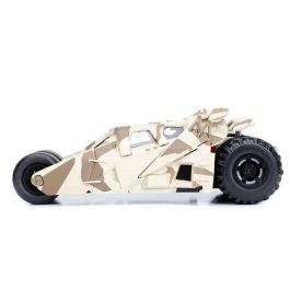 Coche metal batmóvil camuflaje 2008 el caballero oscuro incluye figura de batman de metal 7 cm escala 1:24 Coche metal batmóvil camuflaje 2008 el caballero oscuro incluye figura de batman de metal 7 cm escala 1:24