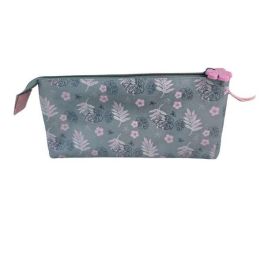 Toybags Estuche Triple Stitch Pink 8x22x8 cm Poliéster Transpirable, Forrado, Cremalleras de Alta Calidad
