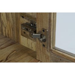 DKD Home Decor Vitrina Moderno Mango y Cristal 90 x 40 x 142 cm