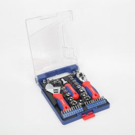 Workpro Conjunto de herramientas cortas de 46 piezas con estuche