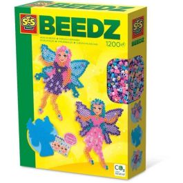 Cuentas para planchar - Hadas - SES CREATIVE - Crea magníficas hadas con 1200 cuentas y bandeja con forma de hada. Precio: 21.58999975. SKU: B1EBCDFDHC