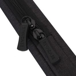 Rivacase 7704 Funda Suzuka para Portátil 13.3"-14" (35.6 cm) de Poliéster Resistente al Agua Negro