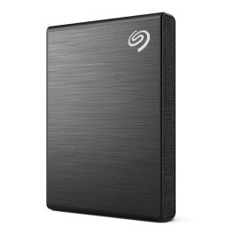 Seagate One Touch Disco Duro Portátil 1TB USB 3.1 Type-C Negro Compatible PC/Mac con Servicios de Recuperación de Datos