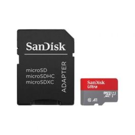 SanDisk Tarjeta de Memoria microSDXC Ultra 64GB Clase 10 U1 A1 140MB/s SDSQUAB-064G-GN6MA con Adaptador Precio: 18.49999976. SKU: S55159954