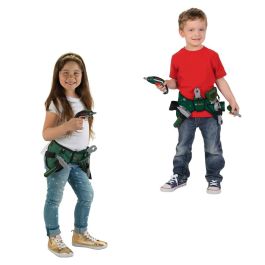 BOSCH Ixolino II Cinturón de herramientas juguete para niños con taladro inalámbrico, destornillador, sierra, alicates y martillo