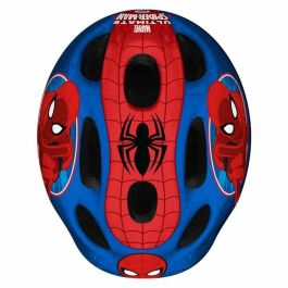 Stamp Casco SPIDERMAN Talla S Ajustable 50-56cm con Sistema de Anillo y Tirantes Ajustables - Niño - Marvel