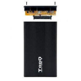 TooQ TQE-2510B Caja Externa para Disco Duro 2.5" USB 2.0 4 TB Máx. SATA I/II/III Aluminio Negro Compatible Windows Mac Linux