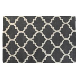 DKD Home Decor Alfombra Árabe Étnica Gris Crema 100% Poliéster 180x120 cm 1800 gsm Precio: 129.88999947. SKU: S3045035