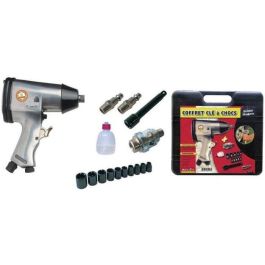 MECAFER Bmc Llave de impacto neumática 1/2 con 10 enchufes MECAFER Bmc Llave de impacto neumática 1/2 con 10 enchufes