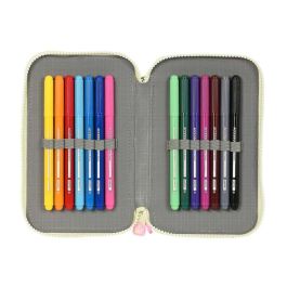 Estuche Escolar con Accesorios Glow Lab Magic flow Beige 12.5 x 19.5 x 4 cm (28 piezas) Estuche Escolar con Accesorios Glow Lab Magic flow Beige 12.5 x 19.5 x 4 cm (28 piezas)