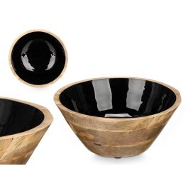 Bol de madera mango negro 24 cm - Giftdecor (6 Unidades) Precio: 63.50000019. SKU: B14EL95F2K