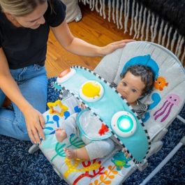 Tumbona columpio - BABY EINSTEIN - Ocean Explorers Kick to It Opus Musical Infant to Infant Rocker - Niños de 0 a 30 meses