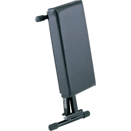 QUIKLOK Banqueta Piano X Deluxe Negra Ajustable en Altura Plegable Imitación Cuero