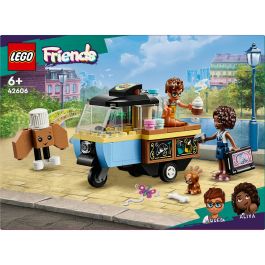 LEGO 42606 Friends Pastelería Móvil | Set de Construcción con 2 Minipersonajes, Perro y Accesorios de Repostería