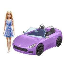 Mattel Muñeca Barbie con Descapotable, Juguete Set de Muñeca y Coche Convertible, para Niños de 3 a 99 años, No Necesita Pilas