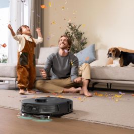 Eufy X9 Pro - Robot aspirador con cámara LDS y autovaciado, fregado, 5500 Pa, control por voz, compatible con Google Assistant y Alexa, negro