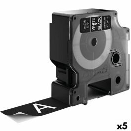Cinta Laminada para Rotuladoras Dymo D1 53721 24 mm LabelManager™ Blanco Negro (5 Unidades) Precio: 130.5000004. SKU: S8424292