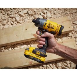 Stanley FATMAX SFMCF800D1K-QW Atornillador de impacto 18V, 165 Nm, 2800 rpm, 3100 cps/min, LED - Gama V20 Stanley FATMAX SFMCF800D1K-QW Atornillador de impacto 18V, 165 Nm, 2800 rpm, 3100 cps/min, LED - Gama V20