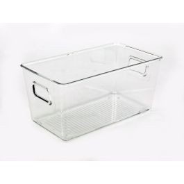 Dem Cesta Multiusos Transparente 23.5 x 13.3 x 11.5 cm (18 Unidades)