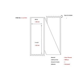 Capture Etiquetas de Envío Térmicas Directas 102x152mm, Plegadas en Zigzag, Recubiertas, Caja de 2000 Unidades Precio: 41.50000041. SKU: B1JDHQQMDF