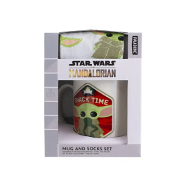 Wondee Set Regalo The Mandalorian Taza y Calcetines Baby Yoda Grogu